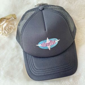NWT LEVI’S SILVERTAB HAT BLACK with blue, pink & white Logo on front. Adjustable
